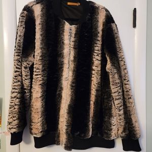 Faux fur jacket